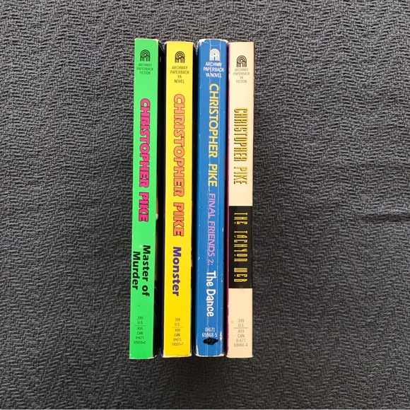 Vintage Christopher Pike Monster Final Friends Tachyon Web Fiction Horror Books - Picture 3 of 3